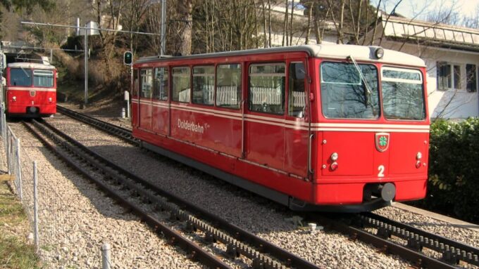 Dolderbahn Railway Between Römerhof and Dolder Zurich - Renovation and Modernization