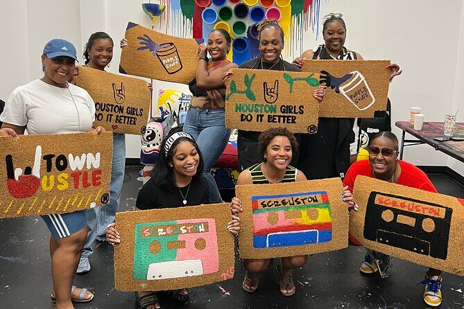 Doormat Paint Party in Houston - Introduction