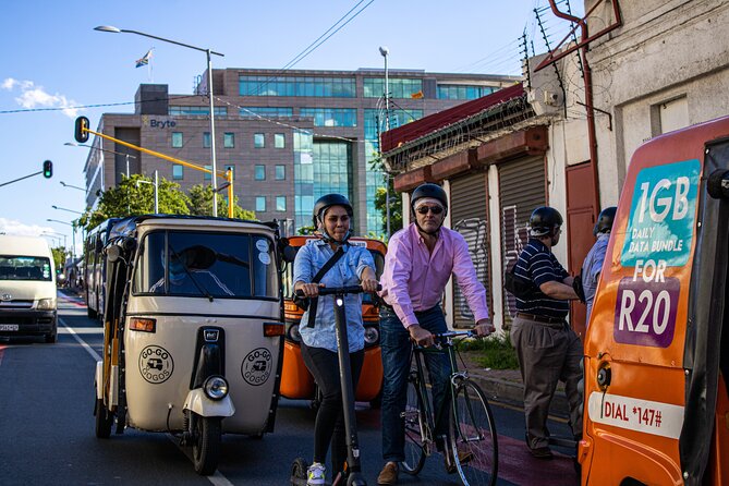 Downtown Johannesburg Tuk Tuk Tour With a Local Lunch - Booking and Reservation Information
