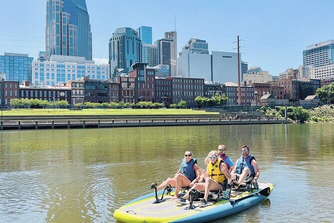 Downtown Nashville 4 Person Pedal Drive Kayak Rental - The Sum Up