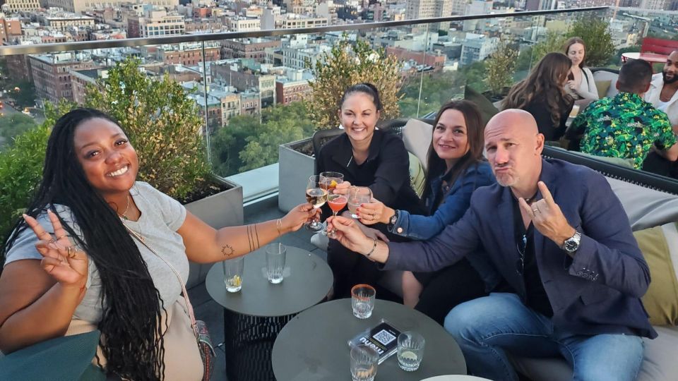 Downtown Night Out Rooftop and Lounge Tour NYC - Key Points
