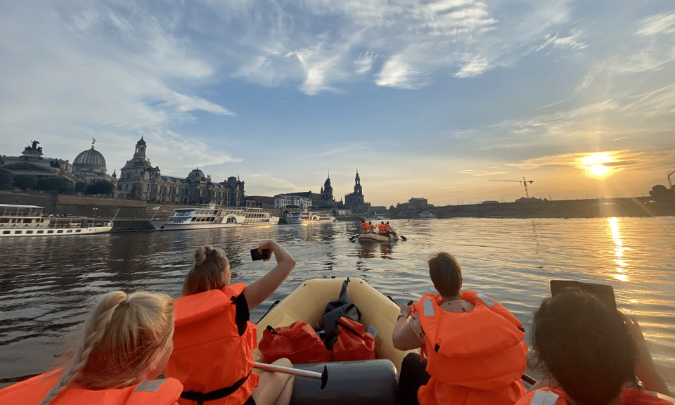 Dresden: Private Inflatable Boat Tour with Beer Garden Stop - Key Points
