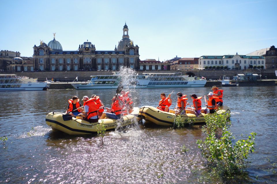 Dresden: Private Inflatable Boat Tour with Beer Garden Stop - A Transparent Look at the Experience