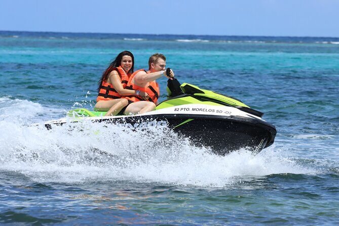 Drive a Waverunner in the beautiful Maroma Beach with transport - Key Points