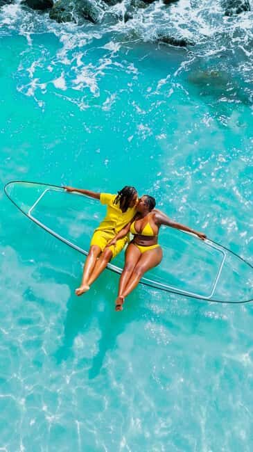 Drone Clear Kayak Barbados Photoshoot - What the Photos Look Like and the Quality