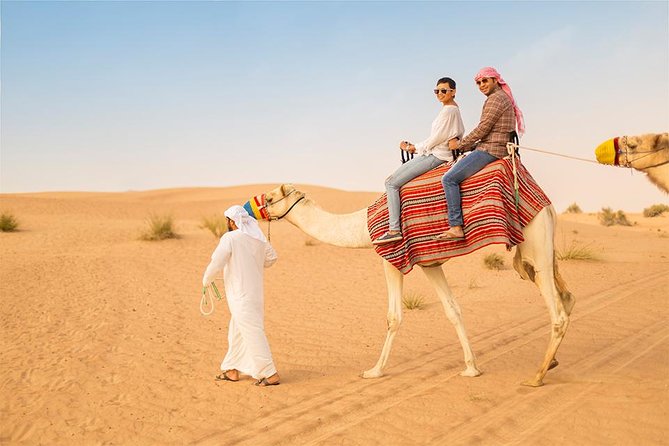 Dubai 4x4 Premium Oasis Camp Desert Safari 5*BBQ Dinner CamelRide - Thrilling Dune Bashing Adventure