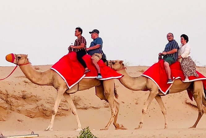Dubai Desert Safari, Dune Bashing, CamelRide, Sand-boarding - Evening Sunset Opportunities