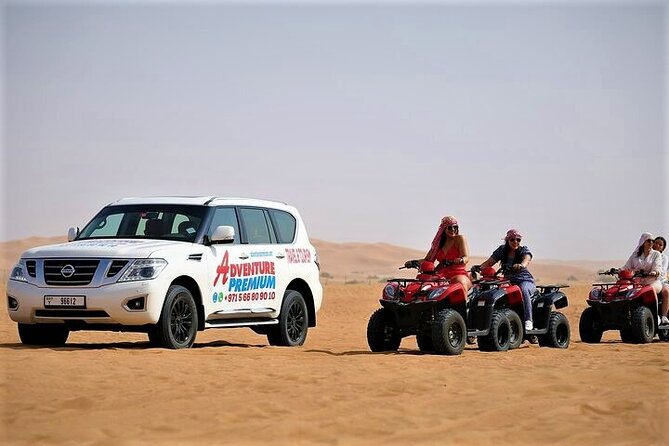 Dubai Desert Safari With Quad Bike, Dune Bashing, Camel Ride, Sand Boarding &Bbq - Good To Know