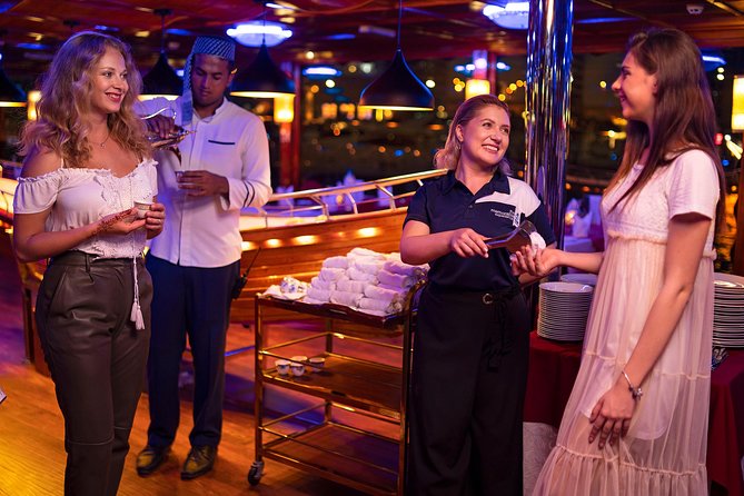 Dubai Marina Royal Dinner Dhow Cruise Including Transfers - Scenic Views Along the Cruise