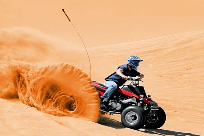Dubai Red Dunes Desert Safari,ATV Quad Bike Camel Ride&BBQ Dinner - Camel Ride Experience