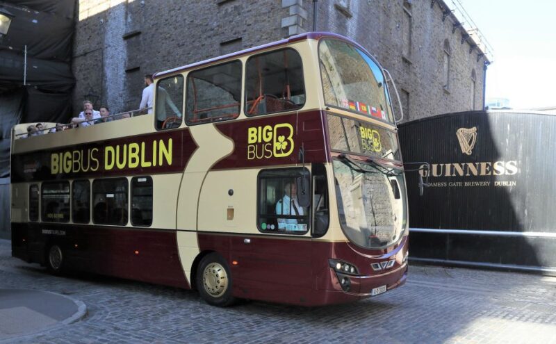 Dublin: Guinness Storehouse Ticket & Hop-on Hop-off Bus Tour - Itinerary Highlights