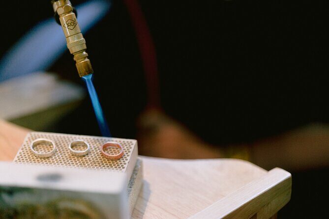 Dublin Jewellery Forge a Hammered Silver ring:Georges Street - An Authentic Irish Jewelry Workshop Experience