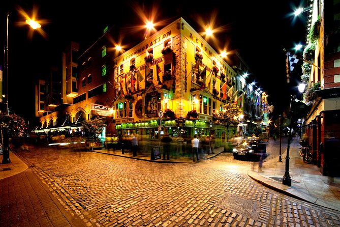Dublin Live Guided Panoramic Open-Top Night Bus Tour - Pricing and Booking Information