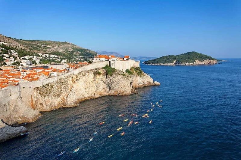Dubrovnik: Guided Sunset Sea Kayaking Tour with Wine - Equipment and Inclusions