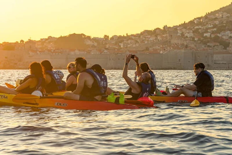 Dubrovnik: Guided Sunset Sea Kayaking Tour with Wine - The Paddling Experience: Ease and Challenges