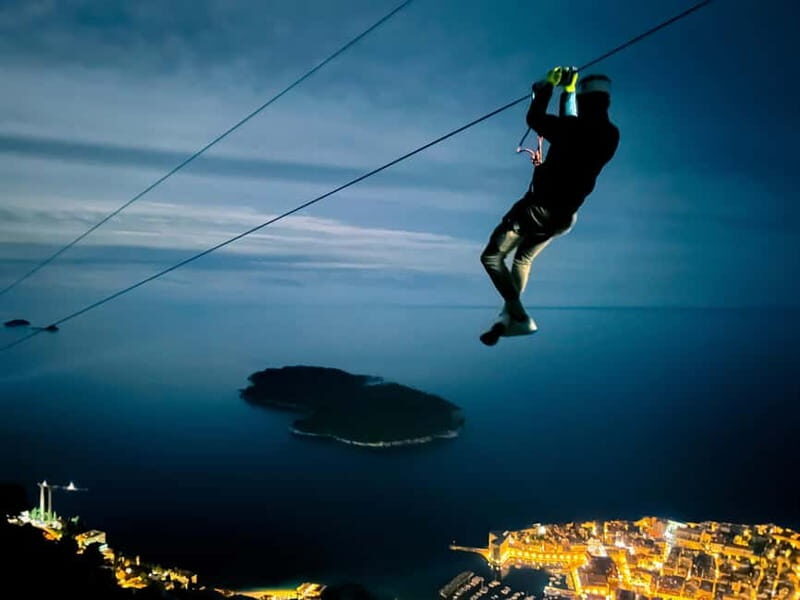 Dubrovnik Night Zipline Experience - Key Points