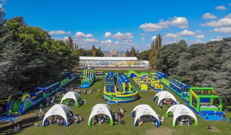 Dundonald Recreation Ground: Tuff Nutterz Entry Ticket - What to Expect from the Tuff Nutterz Inflatable Course