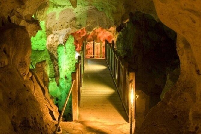 Dunn River falls and green grotto cave fun activities. - Key Points