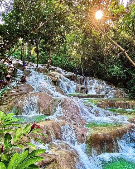 Dunn's River Falls and Bamboo Rafting Private Tour - Climbing Dunns River Falls