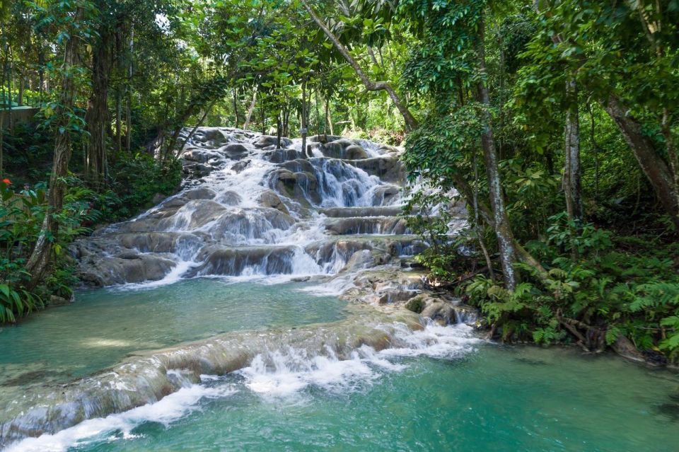 Dunns River Falls Climb, Access to Beach, Waterpark, Garden - Key Points