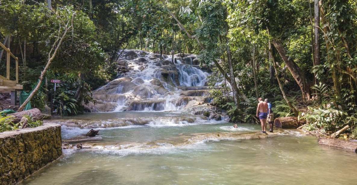 Dunns River Falls Climb, Access to Beach, Waterpark, Garden - Pickup and Transportation