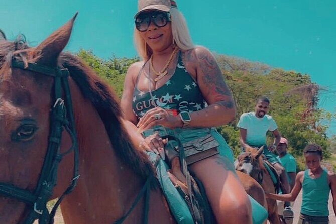 Dunns River Falls,Zip lining & horseback riding Combo tour from Montego Bay - Zip Lining Through Rain Forest Canopy