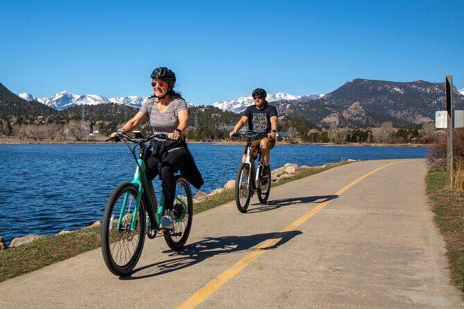 E-bike ride around the beautiful Estes Lake bike path - Discovering Estes Lakes Scenic Bike Path