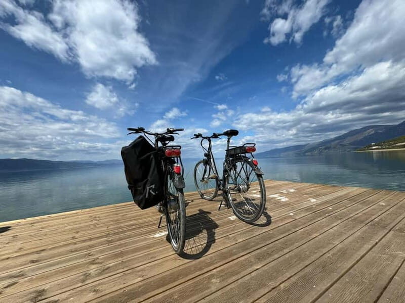 E-biking across the border, from Ohrid to Albania. - The Sum Up