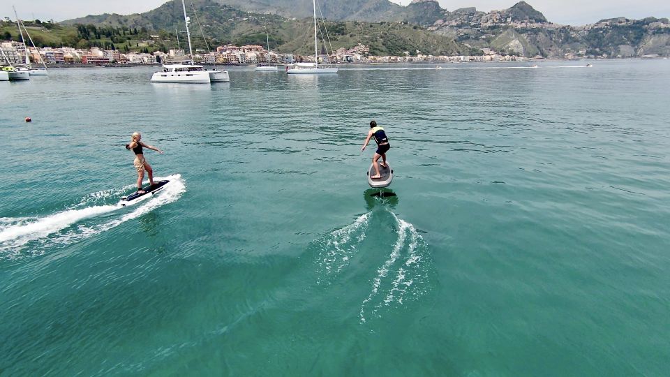 E-Foil Electric Fliteboard Boat Trip Taormina-Giardini - Experience Description