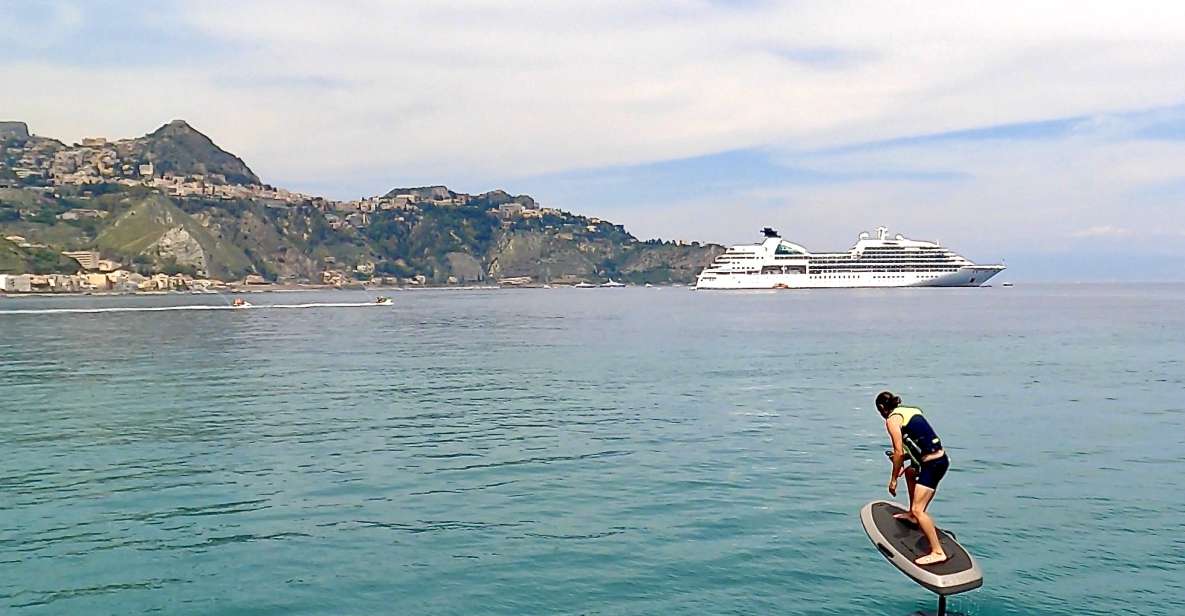 E-Foil Electric Fliteboard Boat Trip Taormina-Giardini - Included in the Experience