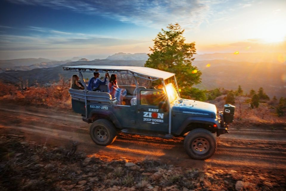 East Zion: Top of the World Sunset Jeep Tour - Key Points