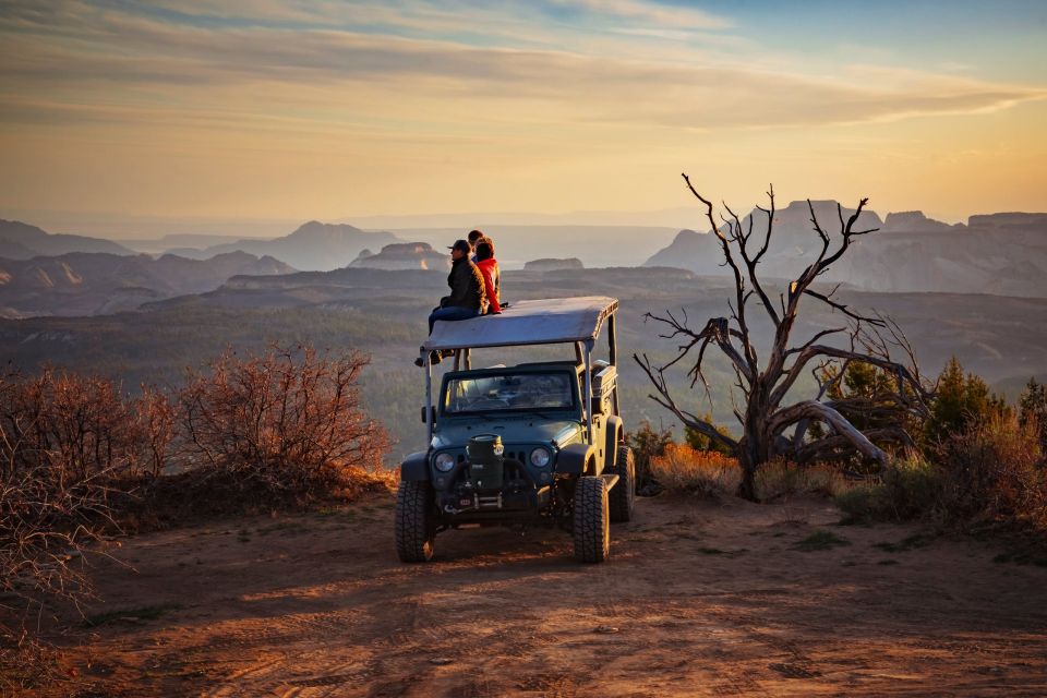 East Zion: Top of the World Sunset Jeep Tour - Panoramic Views From High Elevation