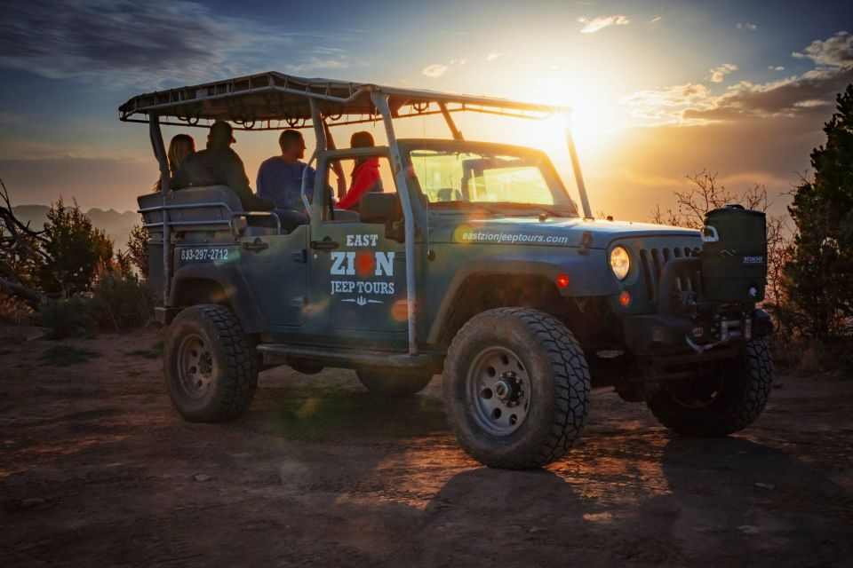East Zion: Top of the World Sunset Jeep Tour - Inclusions and Tour Amenities