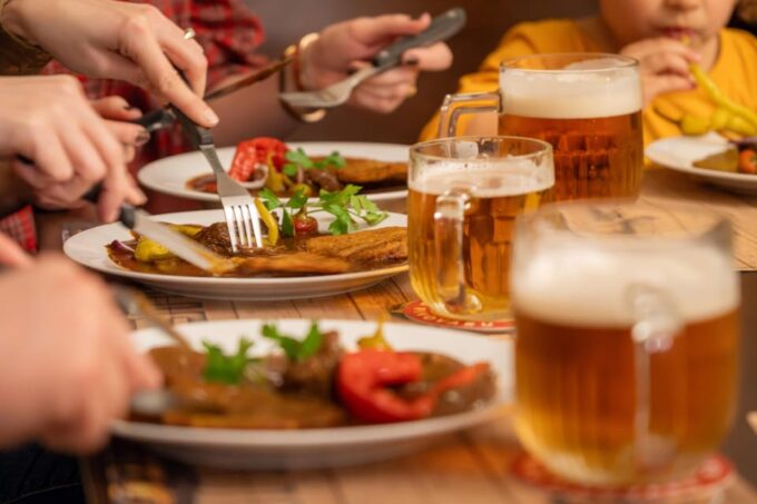 Eating Prague by Night Drinks & Food Tour - Homemade Cake and Drinks
