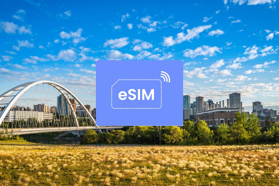 Edmonton: Canada Esim Roaming Mobile Data Plan - Installation and Activation