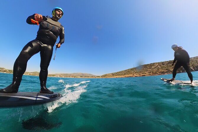 Efoil and water sports in Athens - The Location: Charakas Beach and the Surrounding Waters