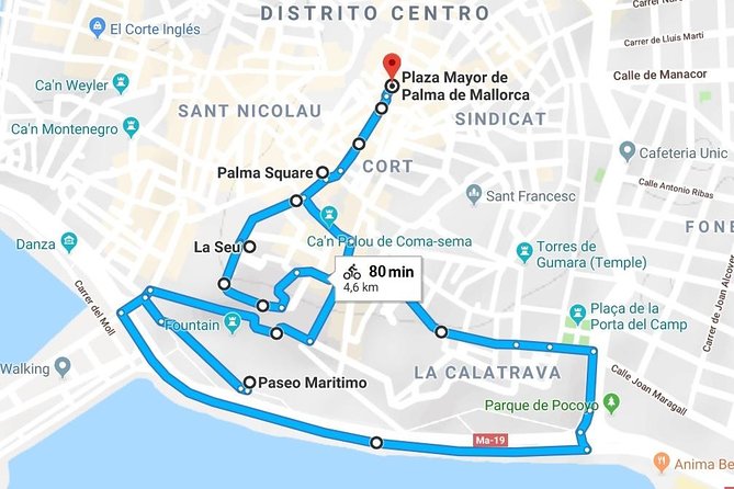 Electric Scooter Tour in Palma De Mallorca - Tour Duration and Capacity