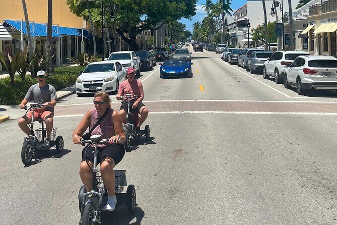 Electric Trike & Moped Tour of Downtown Naples - Fun For Everyone - An Engaging Way to Discover Downtown Naples