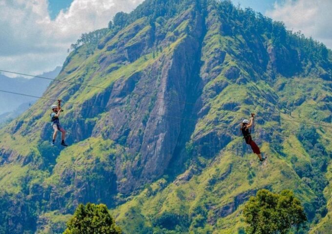 Ella: Tuk Tuk Transfer to Little Adams Peak & Mega Zip Line - Hiking and Photography