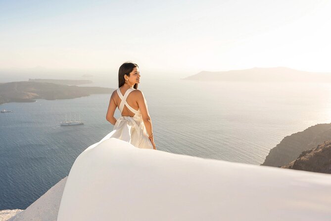 Set out on a Flying Dress Photoshoot in Santorini - Pricing and Promotion Overview