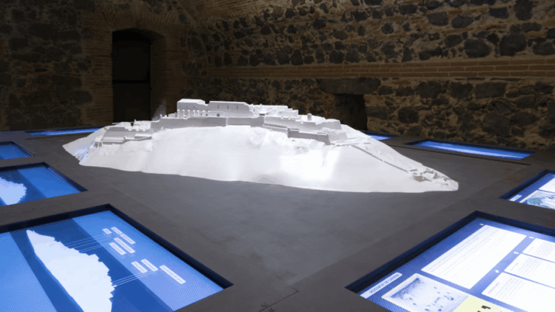 Entrance to Hostalric Castle - Panoramic Views From the Castle
