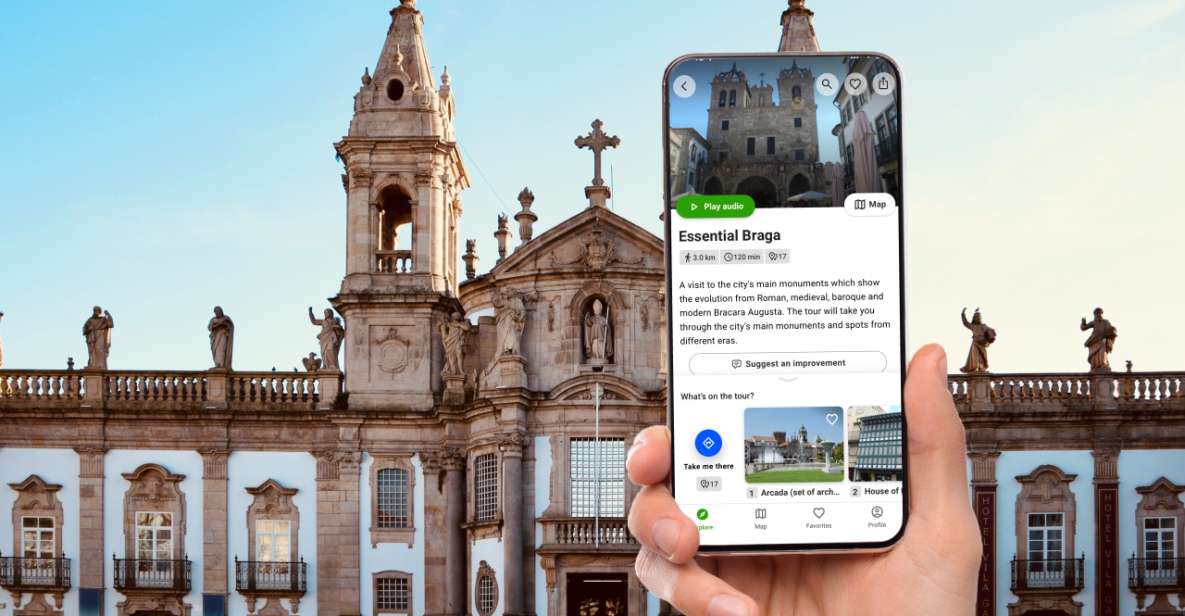 Essential Braga a Self-Guided Audio Walking Tour in English - Key Experience Highlights