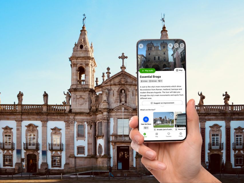 Essential Braga a Self-Guided Audio Walking Tour in English - Detailed Tour Itinerary