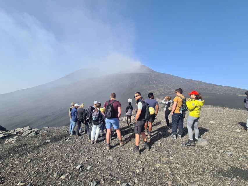Etna North Sunset: Summit Area & Craters of 2002 - Key Points