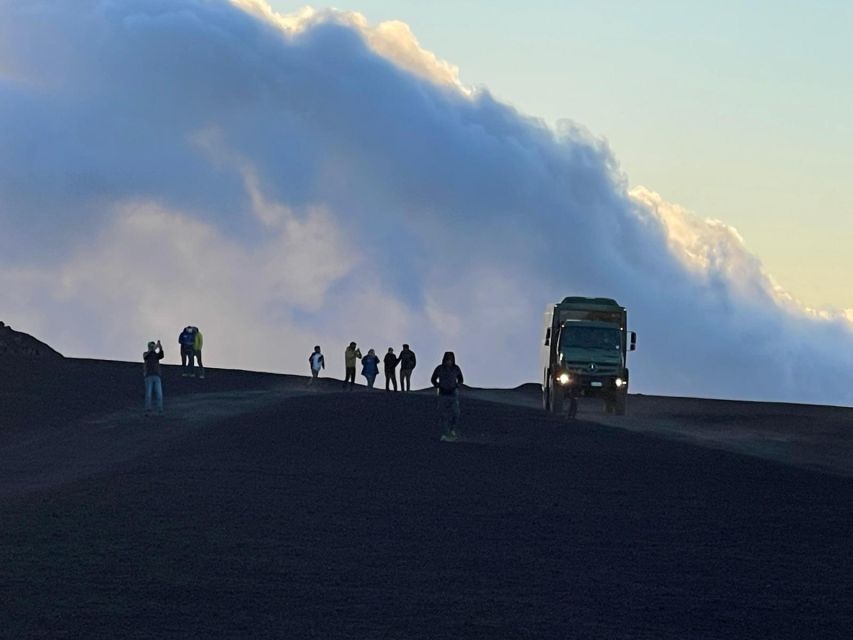 Etna North Sunset: Summit Area & Craters of 2002 - Sunset Viewing Experience