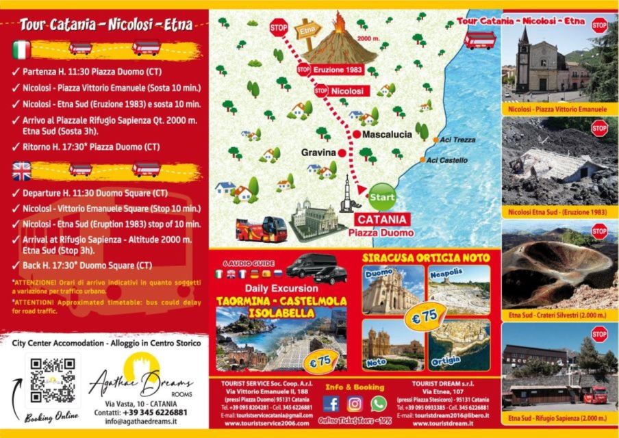 Etna Tour by Panoramic Bus - Customer Feedback