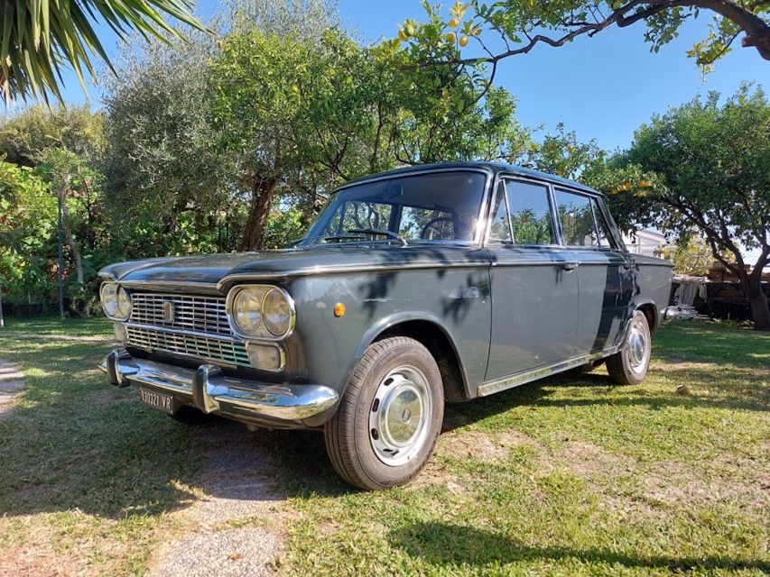 Etna: Tour in a Vintage Car With Cooking Class and Pickup - Vintage Car and Driver
