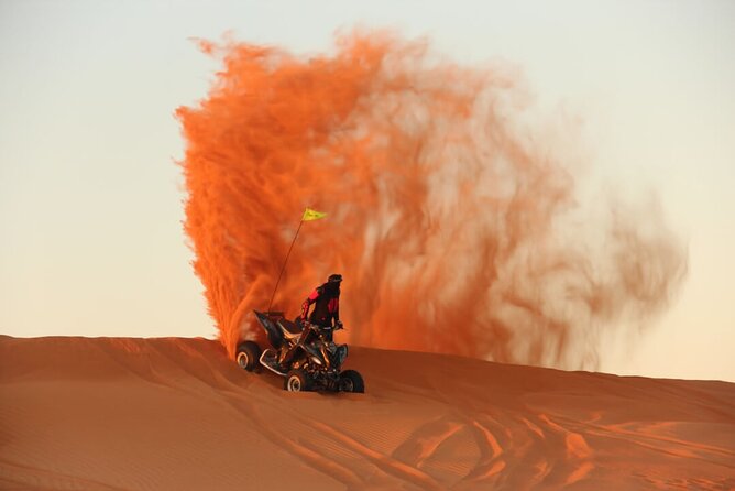Evening Desert Safari With Quad Bike & BBQ Dinner/ Camel Trekking/ Sand Surfing - Pickup and Transportation