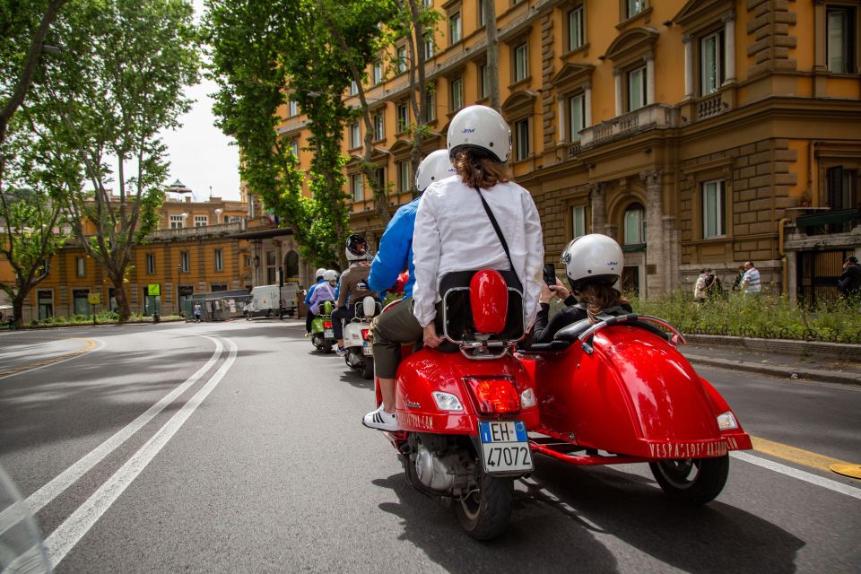 Evening Vespa Sidecar Tour With Italian Aperitivo - Key Points