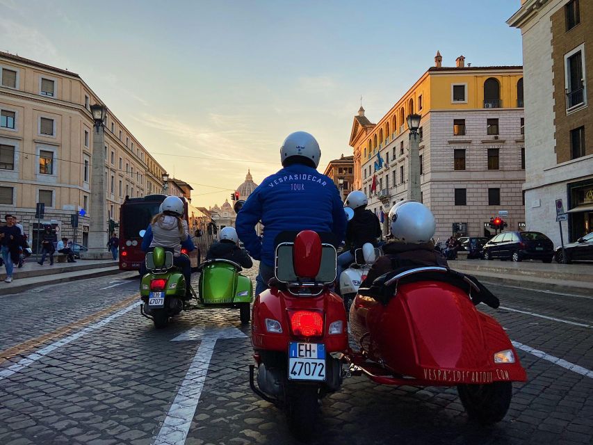 Evening Vespa Sidecar Tour With Italian Aperitivo - Meeting Point and Start Time